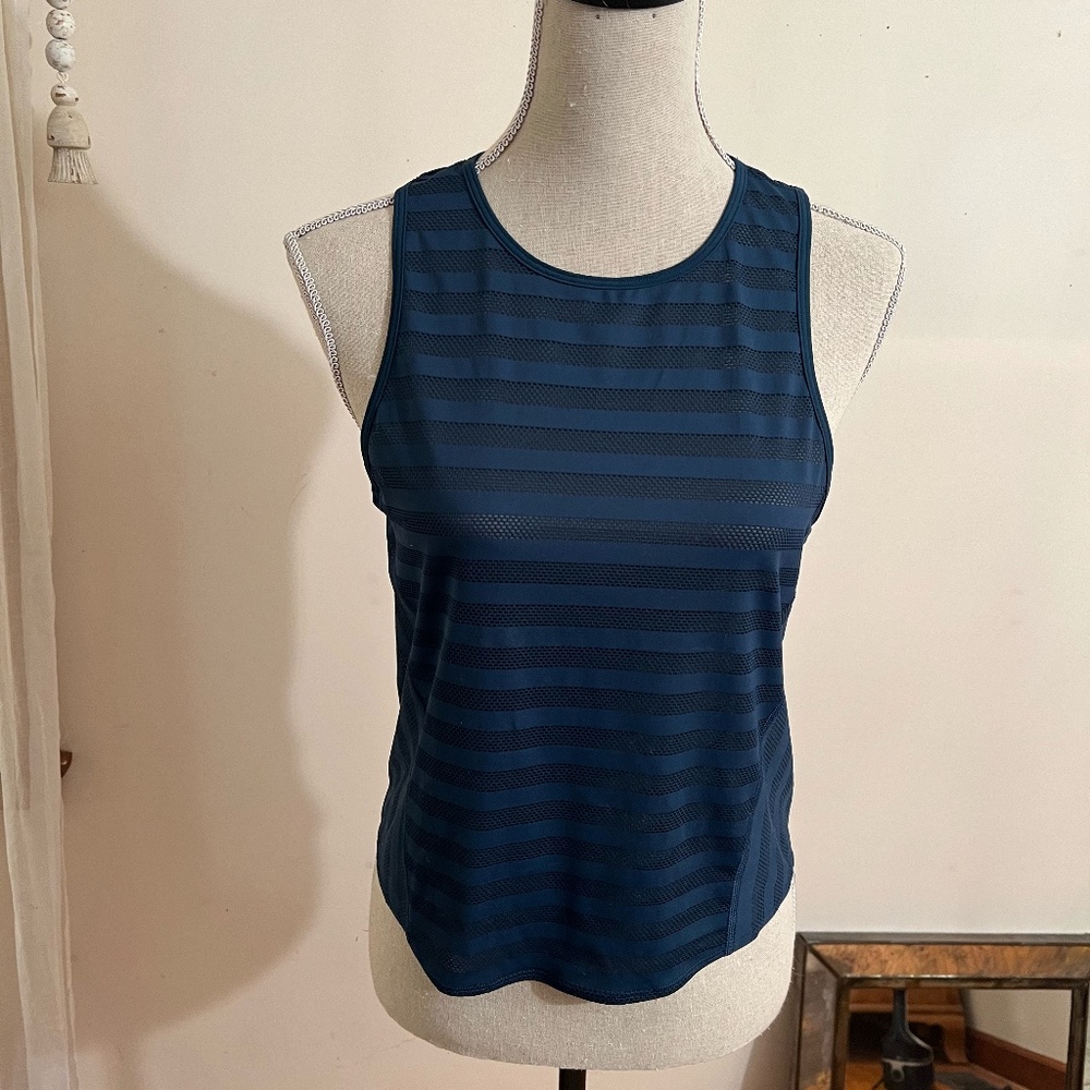 Lululemon Blue Mesh Tank Top Size 4